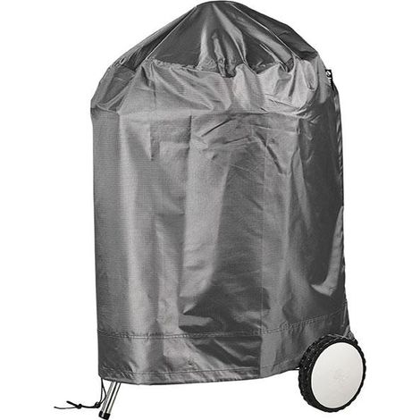 Housse pour barbecue au charbon de bois 7870 Ø47x88 AeroCover grise Homms (1/5)