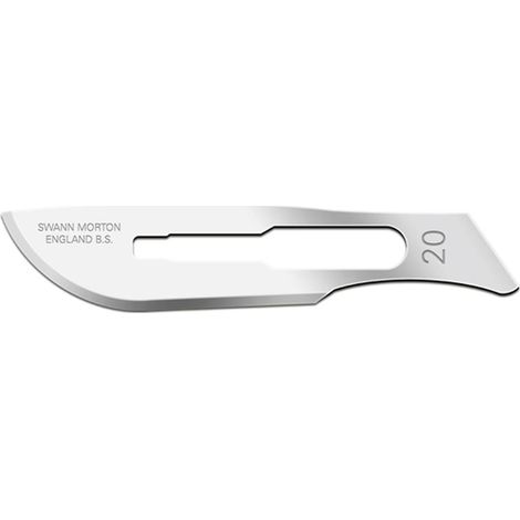 420 SM Lame de scalpel 45 mm Carbone carbone 100 pc(s)
