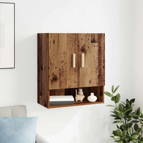 vidaXL  Wall Cabinet  Old Wood 60 x 31 x 70 cm Engineered Wood
