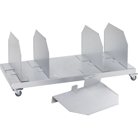 Kongamek, Chariot pour cartons, en acier galvanisé, L x l x h (1/2)