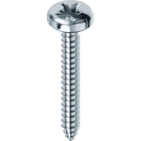 VITE AUTOFILETTANTE ZINCATA BIANCA TESTA CILINDRICA CAVA PH MUSTAD 2,9x6,5