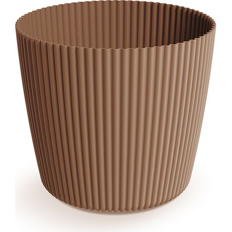 Prosperplast Blumentopf MILLY ROUND Ziegeloptik 14,6 cm