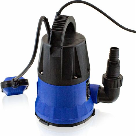 Flachsaugende 400W Schmutzwasser Tauchpumpe für Brunnen Zisterne Bewässern Garten Regentonne Bis 5000 Liter/h 1,0-1,5 Zoll Förderhöhe 7 Meter (1/5)