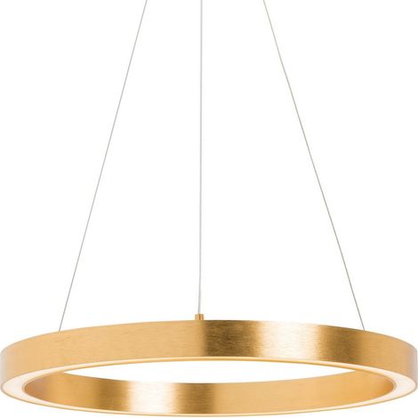 Zumaline CARLO Plafonnier suspendu à LED intégré, or, 4000K, 3200lm