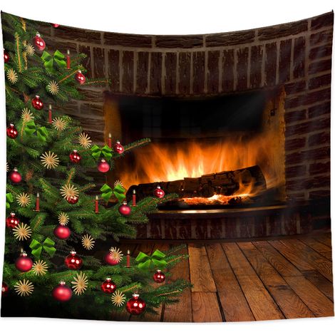 Tapiz Navideño - Tapiz Pared - Decoración Navidad para Dormitorio Salón Residencia - 1 Unidad (1/5)