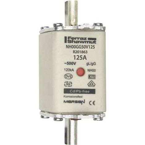 MERSEN 1B765.000000 FUSIBLE NH TAILLE DU FUSIBLE = 00 125 A 500 V