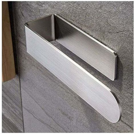 24cm4cm4.5cm Porte-serviettes auto-adhésif - Anneau porte-serviettes Porte-serviettes en acier inoxydable pour salle de bain (1/5)