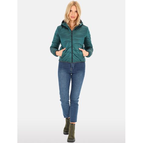 Kurze Damen-Sportjacke im Hip-Hop-Stil mit Kapuze (1/5)