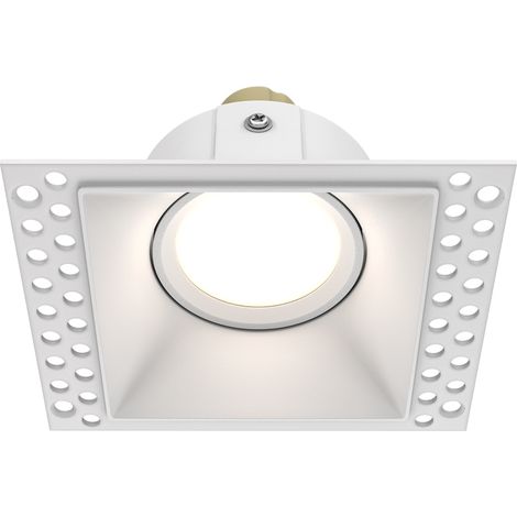 Spot encastré plafond Maytoni Dot carré blanc GU10 (1/5)