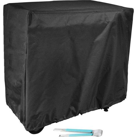 Camp Chef FTG600 Robuste Terrassenabdeckung für Flat-Top-Grills, Schwarz