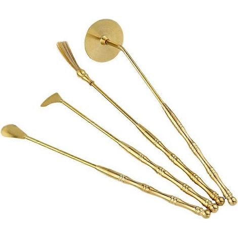 Kit outil DIY pour encens à brûler 4 pièces, kit de fabrication d'encens personnalisé, accessoires aromatiques faits maison.