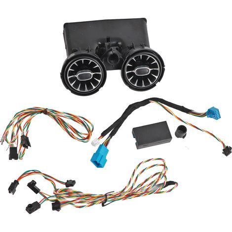 Remplacement du kit d'éclairage ambiant de ventilation à turbine à LED arrière 64 couleurs pour classe C GLC W205 X253 2019-2021 (1/5)