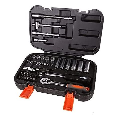 Juego de llaves Sthor de 1/4", 42 piezas. (1/3)