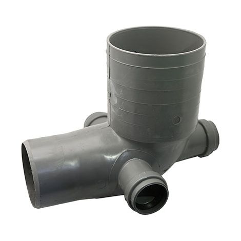 CURVA WC RID. 100/90 3 ATTACCHI- Diam. 40- senza- pezzi 1