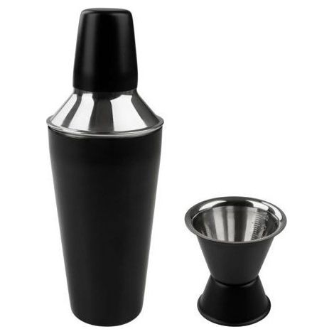 Shaker per cocktail 750 ml e dosatore 4 cl - FACKELMANN - Spectre (1/4)