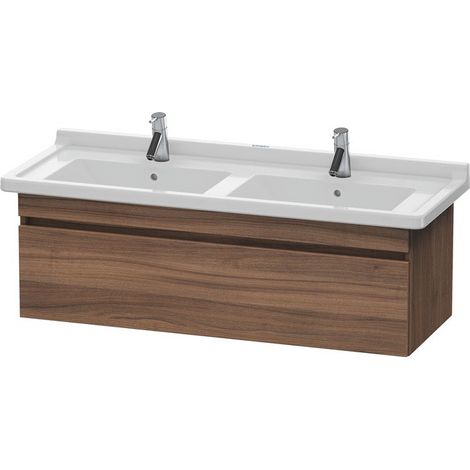 Duravit DuraStyle mueble de baño de pared 6390, 1 cajón, 1200mm, para Starck 3, Color (frente/cuerpo): Nogal natural decorado - DS639007979