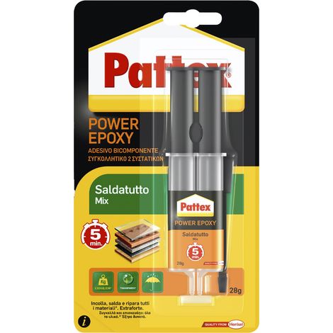Pattex 2K Liquid Colla Bicomponente Epossidica Saldatutto  Pattex Saldatutto 28g (1/5)