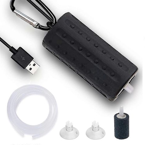 Pompe à oxygène silencieuse USB pour aquarium, pompe à oxygène domestique, machine à oxygène --- (1/5)