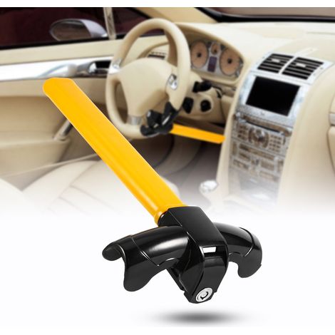 Volant antivol rotatif universel pour voiture, sécurité anti-effraction, verrou de direction à fixation supérieure (1/5)