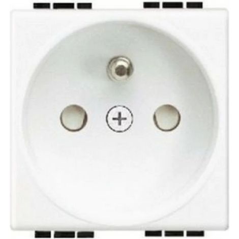 Bticino Cofrel N4142AN - 2 P+T 16A SOCKET - 250V AUTO CONNECTION - LIVINGLIGHT BLA