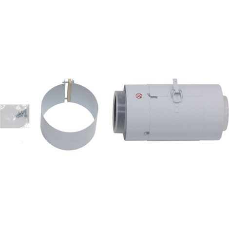 Vaillant Apertura di pulizia scarico fumi/aria comburente a condensazione, PP, 80/125 mm, 0,25 m, 303218