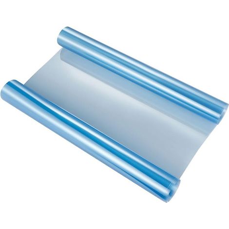 Film adhésif transparent bleu pour la protection et la décoration des phares de voiture et de moto - 30 x 120 cm (1/5)