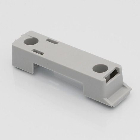 SALICE adaptador h14 codo.0 p/smove gris , Adaptador H14 de atornillar para SMOVEPara puertas con regreso R entre 0 y 12mm. Cobertura total de la puerta sobre el costado.
