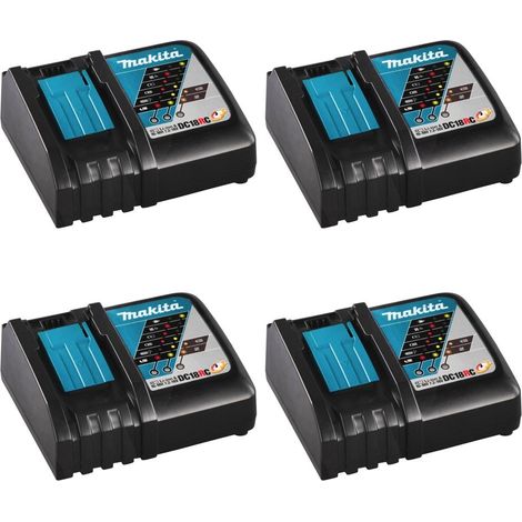 Pack mit 4 Ladegeräte MAKITA DC18RC (1/2)