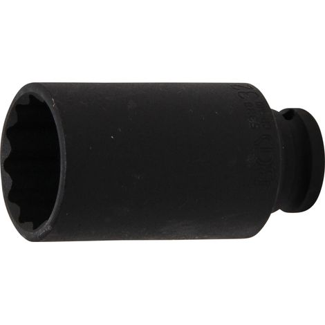 Kraft-Steckschlüssel-Einsatz Zwölfkant, tief Antrieb Innenvierkant 12,5 mm (1/2") SW 32 mm