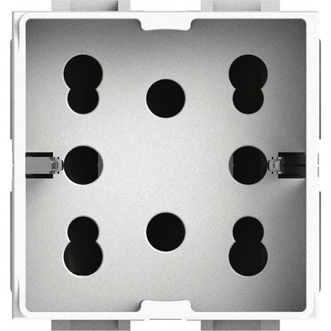 Prise latérale 1 Schuko et 2 Bypass série Living Light Blanc 4bnh21 (1/5)