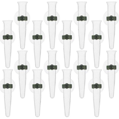 Tubes floraux transparents en plastique pour la conservation des fleurs (lot de 64) (1/5)