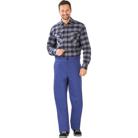 Pantalón de soldar talla 52, azul flor PLANAM