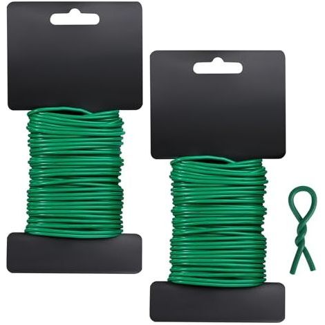 Liens torsadés pour plantes grimpantes - 2,5 mm - 10 m - Souple et réutilisable - Pour plantes grimpantes, plantes d'intérieur et d'extérieur