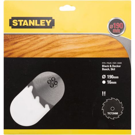 STANLEY FATMAX LAMA PER SEGA CIRCOLARE 190MM FORO 16MM DENTI RIAFFILABILI