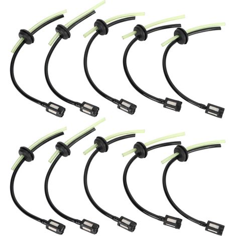 Kit de 10 pièces Filtre à Carburant et Tuyaux pour GX35, Taille-haie, Tondeuse à Gazon