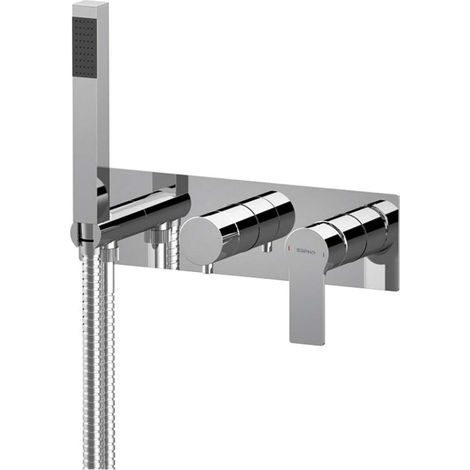 Sapho Pax - Unterputzarmatur, für 3 Verbraucher, mit Zubehör, chrom XA53 (1/2)