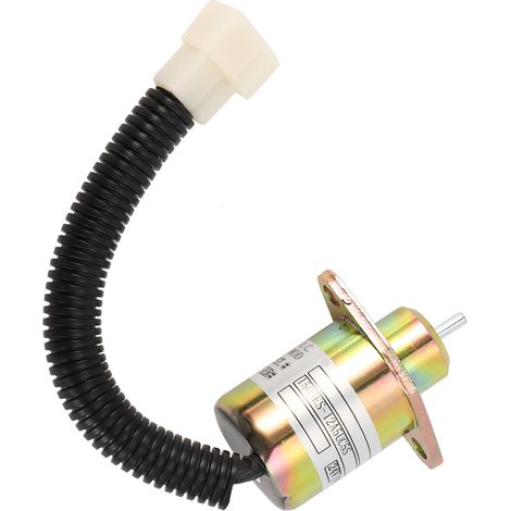 Électrovanne d'arrêt moteur 1503ES-12A5UC5S, boîtier en acier, 24 V CC, pour Kubota série 05 (1/5)