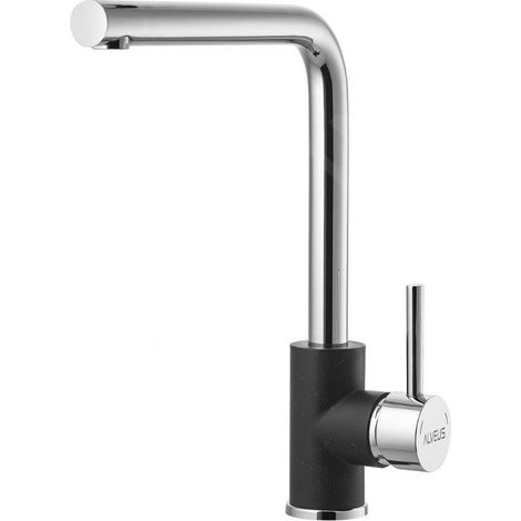 Alveus Selma - Mitigeur d'évier, carbone / inox 1129043 (1/3)