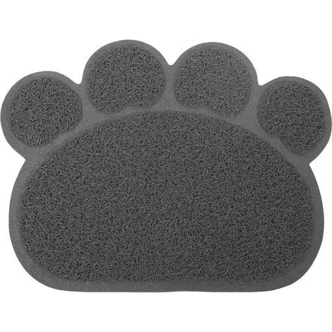 Alfombrilla para arenero de gato con forma de garra, alfombrilla con forma de pata de gato, alfombrilla para la comida de mascotas de fábrica, accesorios para el coche, entrada, alfombrilla antidesliz (1/5)