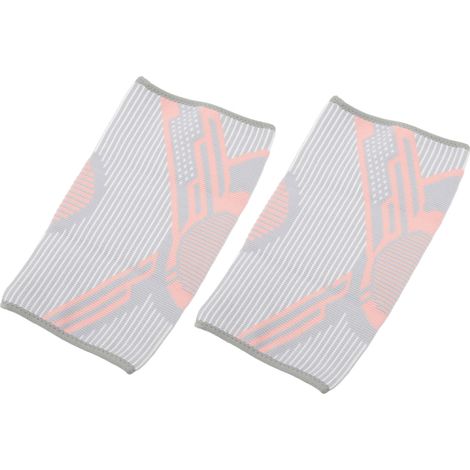 paire de genouillères de sport élastiques, antidérapantes, chaudes et respirantes pour le cyclisme et la course à pied (rose). (1/5)