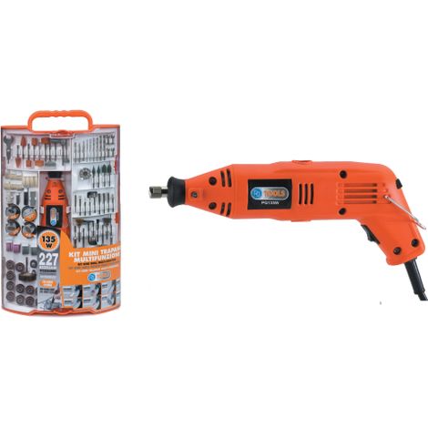 Poggi PG135W2 mini perceuse multifonction 135W avec accessoires