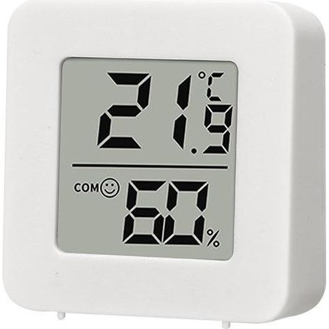 Petit hygromètre numérique d'intérieur, hygromètre numérique LCD, mini hygromètre d'intérieur, moniteur de température, hygromètre pour le confort de la maison et du bureau (1/5)
