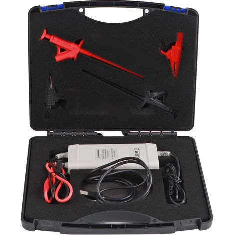 Sonde oscilloscope différentielle 100MHz 700V haute tension, kit accessoire DP10007 pour mesure électronique, pointe de test isolée, paire de sondes de précision (1/5)
