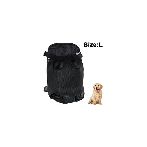 Mochila transportadora para mascotas con correas ajustables, ideal para viajar y transpirable, especialmente adecuada para perros pequeños y medianos, gatos y cachorros. - Crezuo