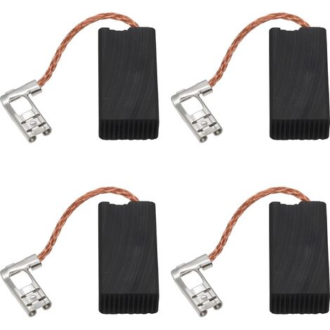 Lot de 2 paires de balais de carbone pour moteurs électriques TE56 TE56ATC TE60 6,8 x 12,5 x 26 mm (1/5)