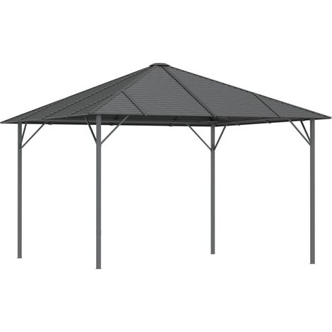 Maison Exclusive - Gazebo con Tetto 3x3 m Antracite