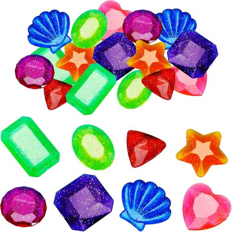 16 Piece Children's Pool Toy, 8 Styles, 2 Pieces Each Reusable and environmentally friendly material, sinking type, suitable for swimming pools, decorations, gifts (1/5)