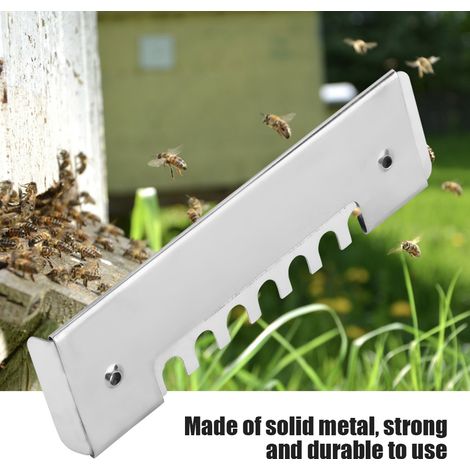 5 entrées de ruche anti-fuite en plastique, porte de sortie pour abeilles, outil d'apiculture résistant, kit de 5 pièces (1/3)
