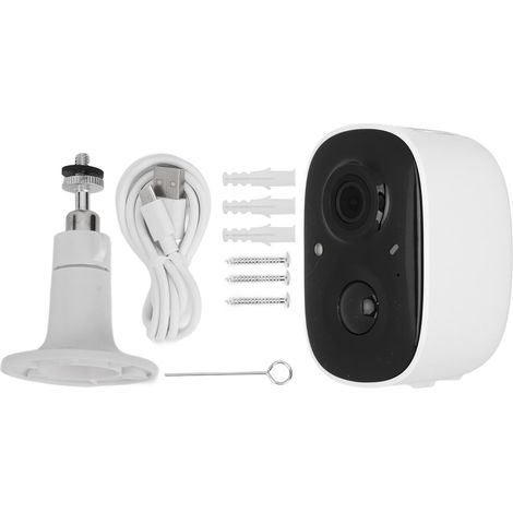 Caméra de surveillance sans fil 2MP, vision nocturne couleur, batterie rechargeable, étanche IP65, pour maison et extérieur (1/5)