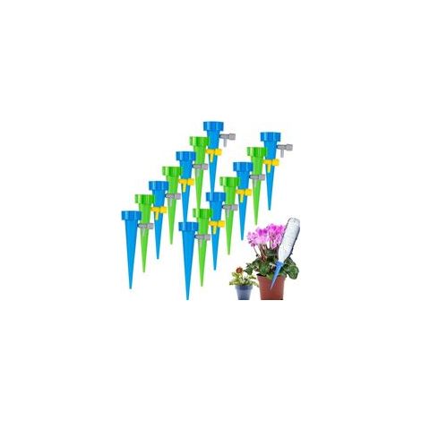 Kit Arrosage Goutte à Goutte 24 Pièces, Système Irrigation Automatique avec Vannes de Réglage pour Jardin Intérieur et Extérieur (1/4)